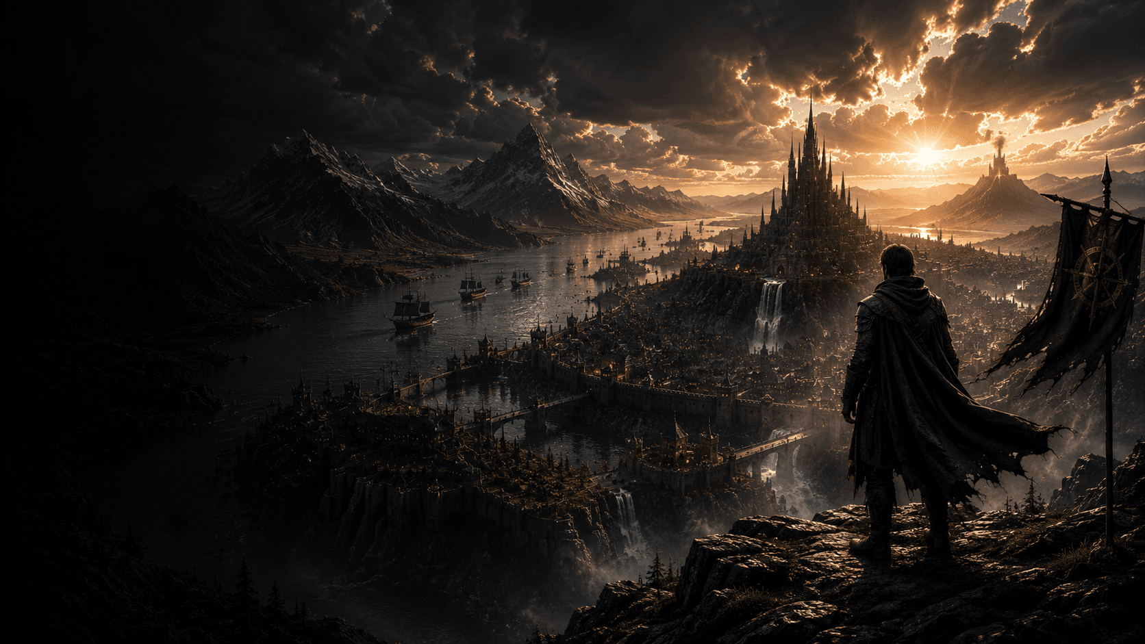 Runar contempla las tierras de Aureth